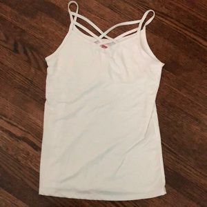 Strappy White Tank